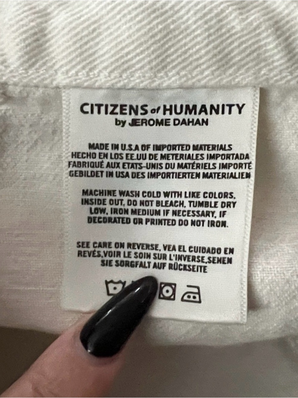 Citizens Of Humanity White Wide
Leg Crop Jean Women's 26 - Picture 6 of 6